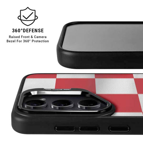 Croatia Soccer Flag Galaxy S24 FE Kickstand Case